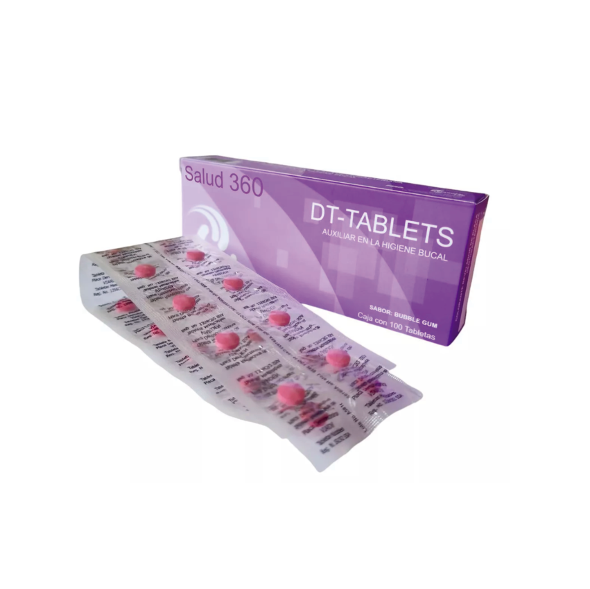 pastillas reveladoras de placa dental